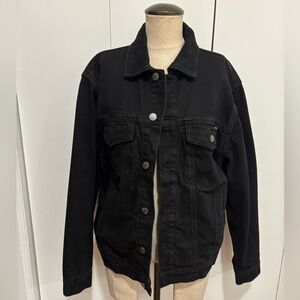 THRILLS Black Denim WANDERER Jacket - Men’s Small